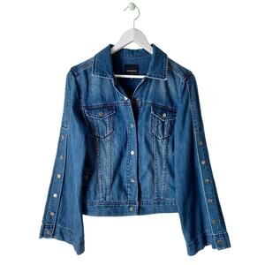 Liverpool Wide Arm Denim Jacket Size XS